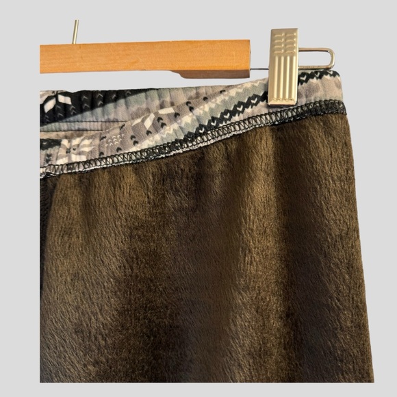 Just Cozy Women’s Leggings Plus Size 12-20 Gray Black Fleece Lined - Picture 7 of 14